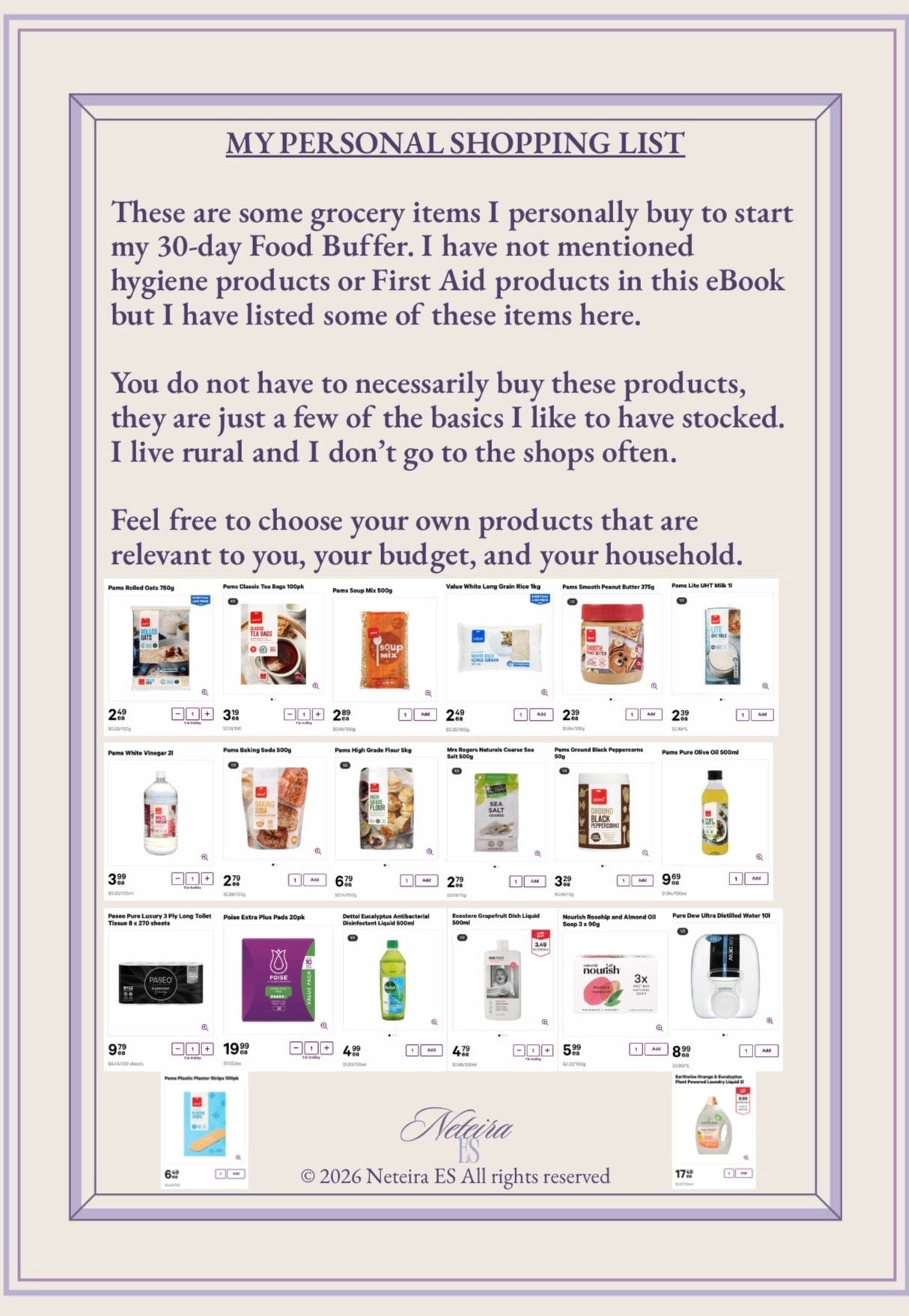 The 30-Day Food Security Protocol eBook (PDF + Printable Tools Bundle)